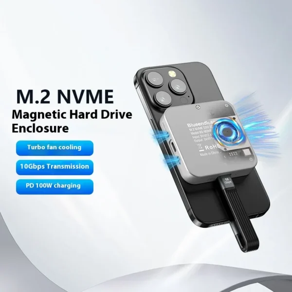 Mobile Accessories M.2 NVMe USB3.0 Phone Magnetic SSD